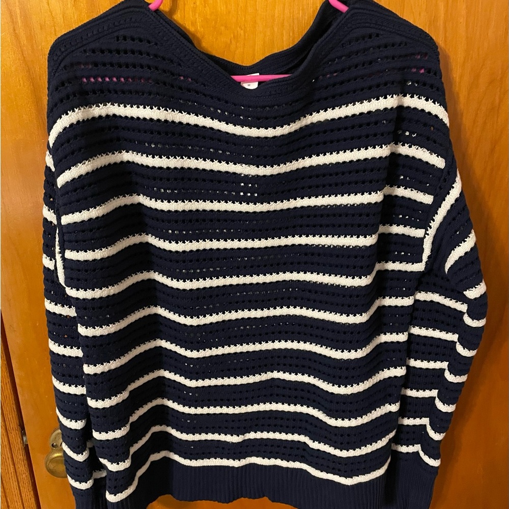 Lululemon Cotton Crochet Pullover.